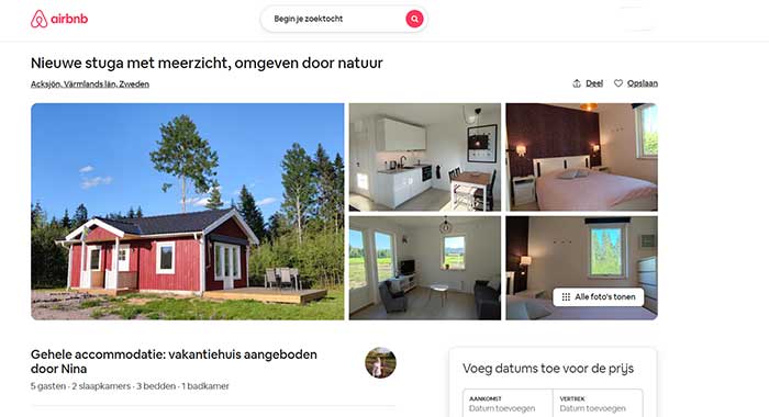 Ons vakantiehuis op Airbnb