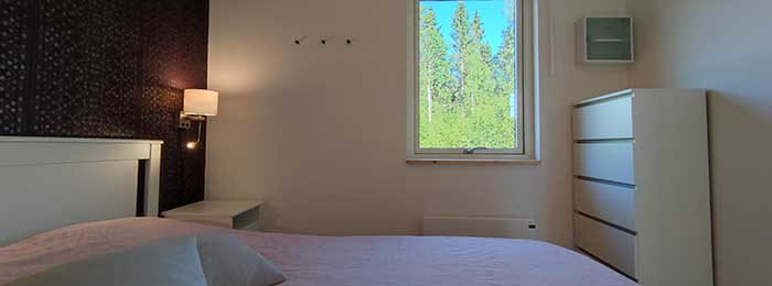 Slaapkamer met tweepersoonsbed